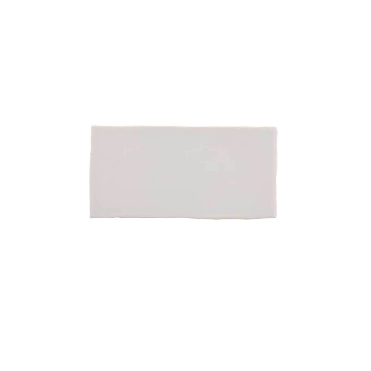 Kaleidoscope Light Grey 3x6 handmade glossy ceramic subway tile
