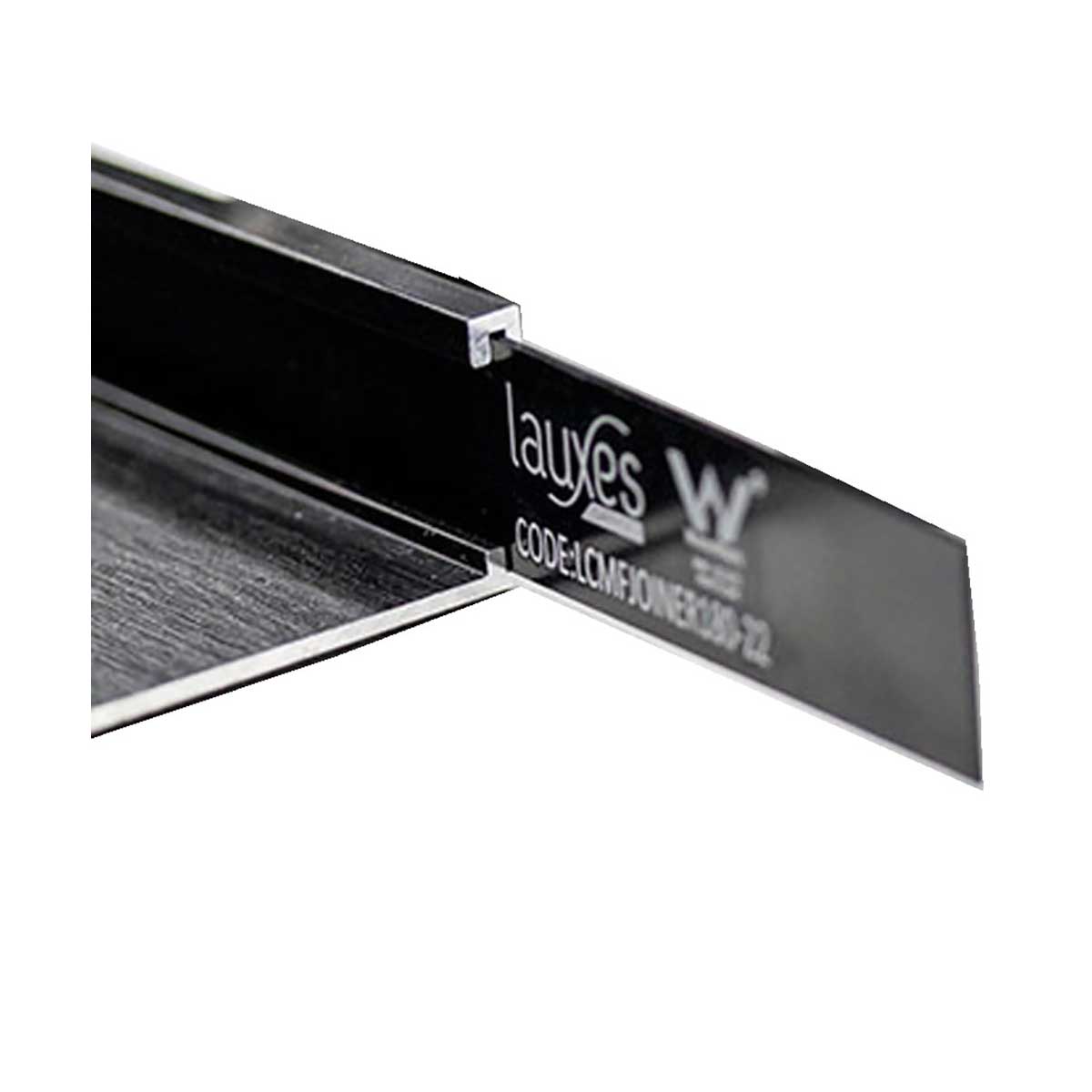 Lauxes Grates Custom Linear Drain 180 Degree Joiners Midnight Black