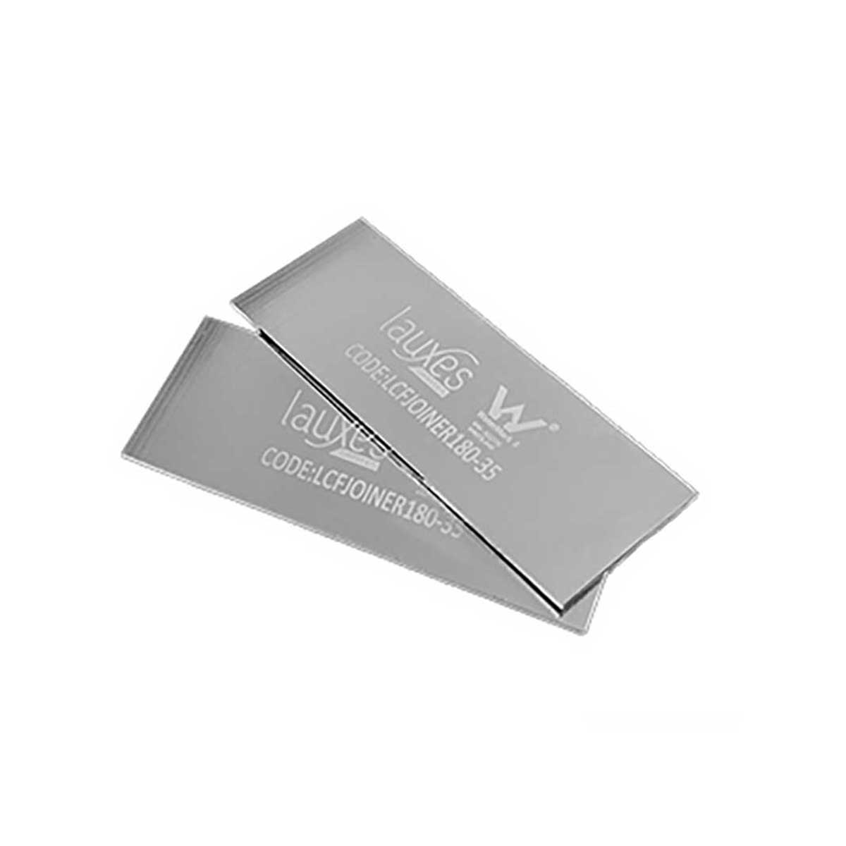 Lauxes Grates Custom Linear Drain 180 Degree Joiners Silver