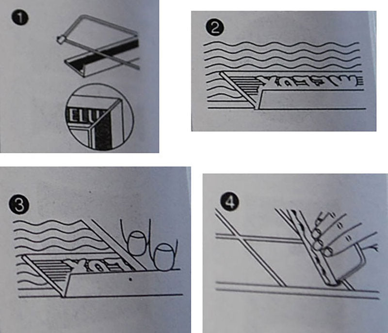 Aluminum Straight Edge Metal Tile Trim Oil Rubbed Bronze