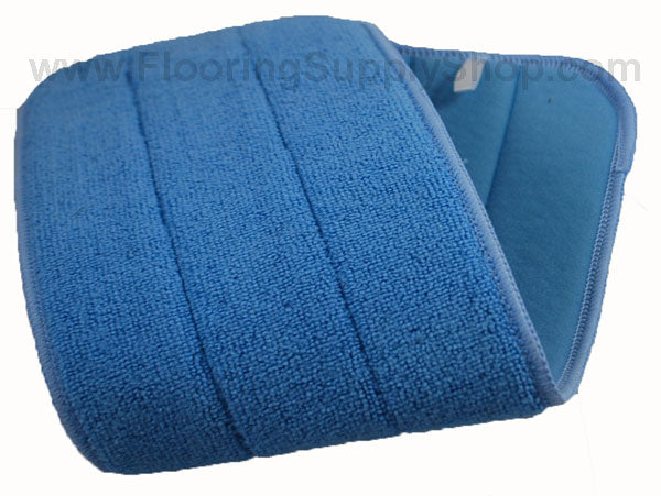 Light Duty Microfiber Wood and Stone Pad Blue