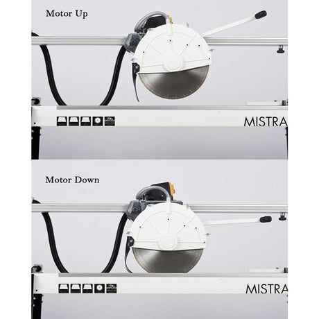 Raimondi Mistral Bridge Tile Wet Saw For cutting porcelain, single-double fired, marble and granite.