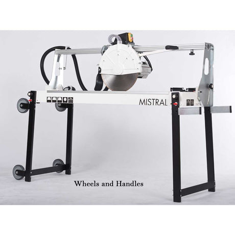 Raimondi Mistral Bridge Tile Wet Saw For cutting porcelain, single-double fired, marble and granite.