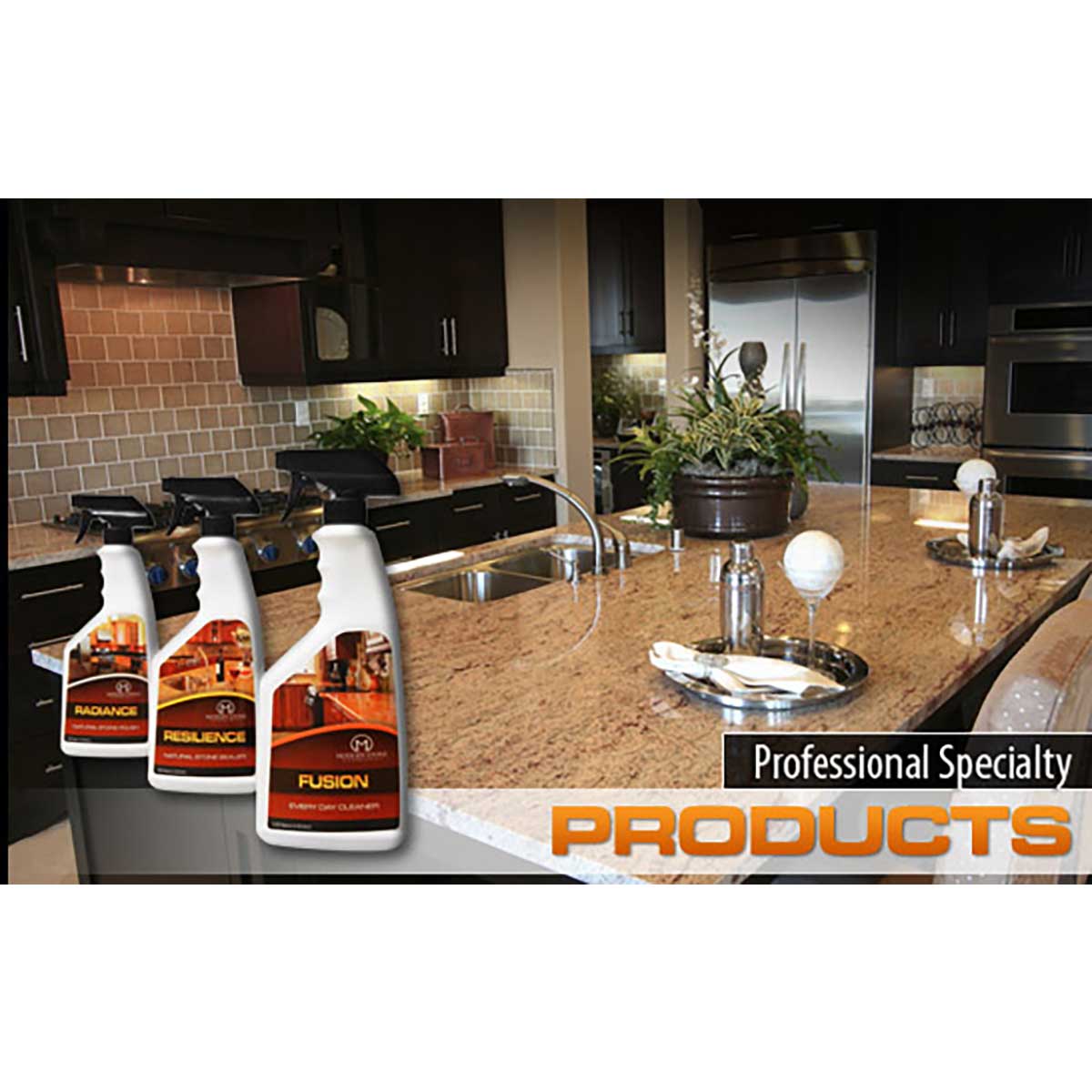 Modern Stone Radiance spray polish for kitchen countertops
