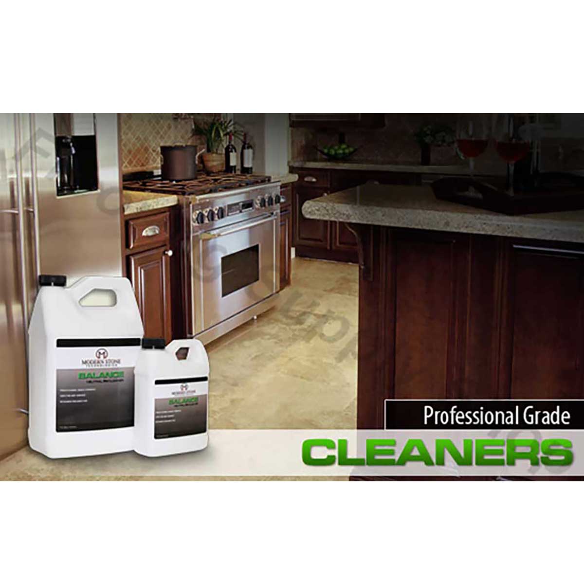 Professional phosphate free cleaner for natural stone surfaces