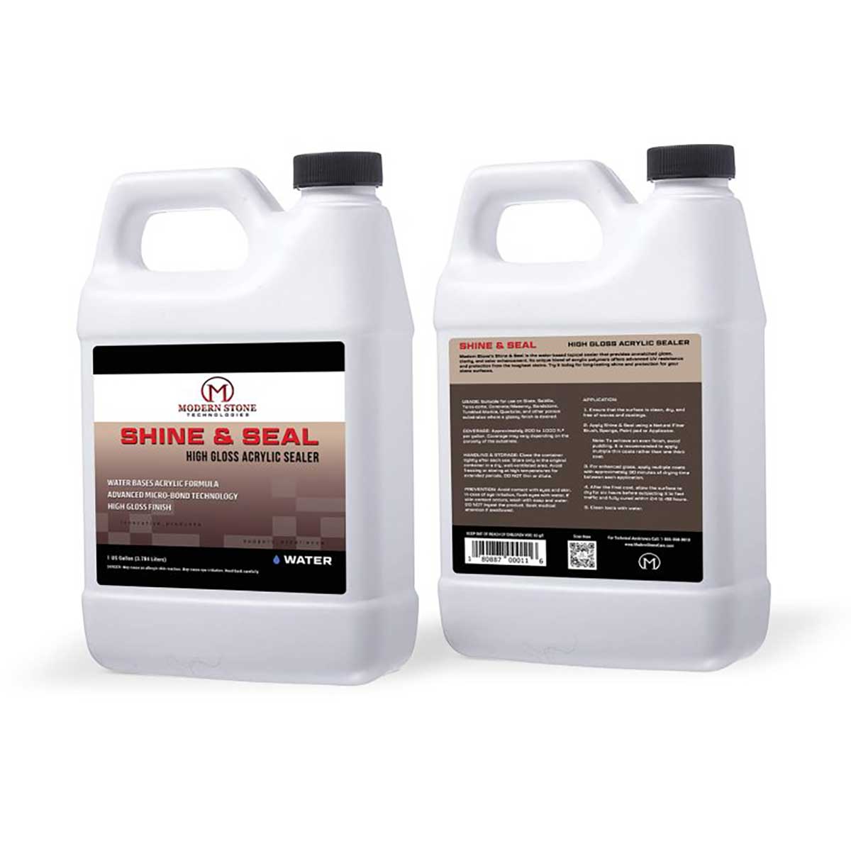 Water-based gloss sealer for slate and Saltillo tile