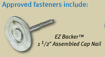 ProPanel Backer Board Assembled Cap Nail