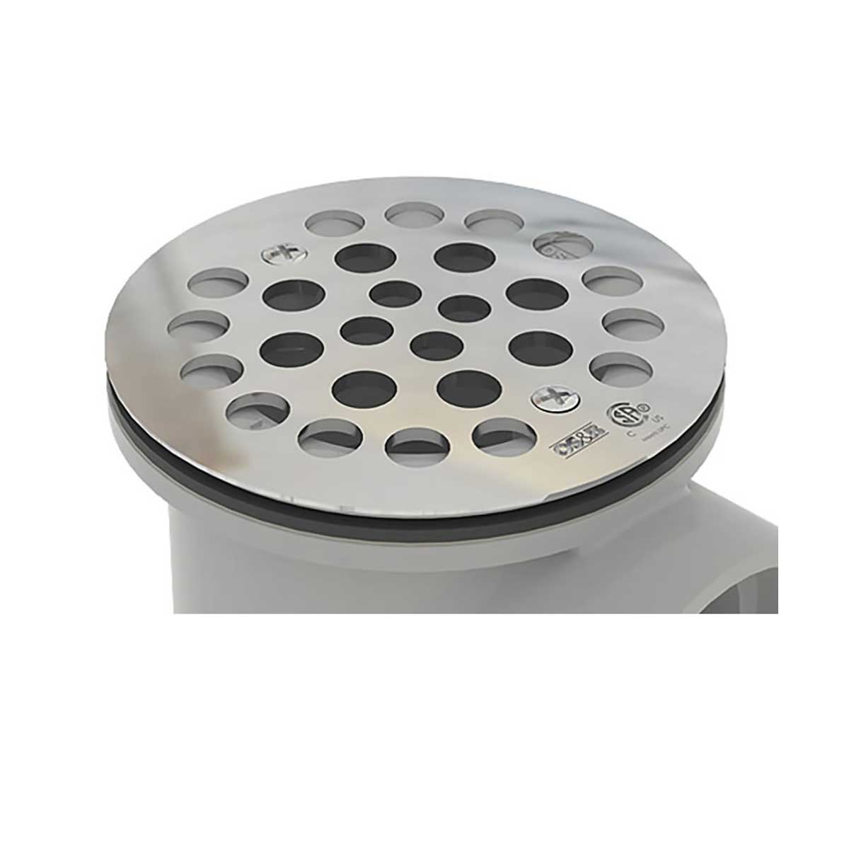 OSB Drain Grate for Side Discharge Shower Drain - Stainless Steel