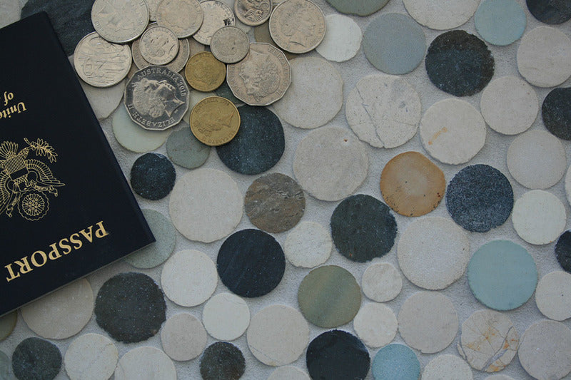 Botany Bay Pebbles-Stone Coin Collection - Botany Bay Blend