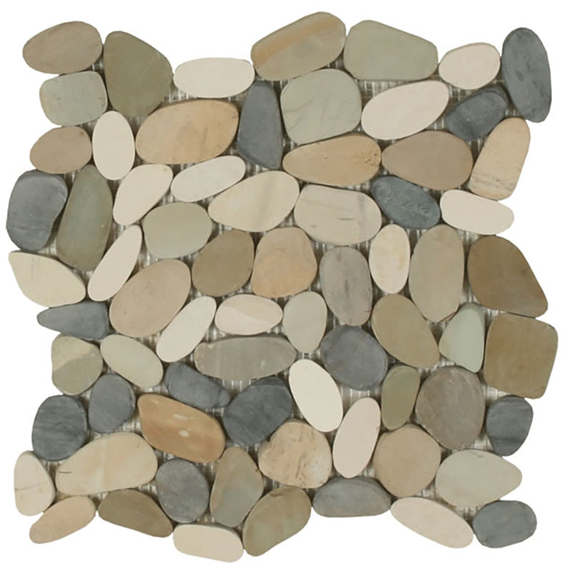 Botany Bay Pebbles Series Sliced Pebbles - Botany Bay Blend