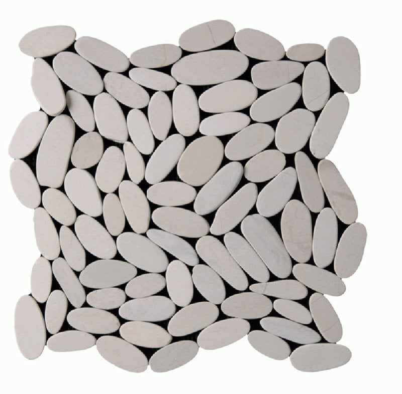 Botany Bay Pebbles Series Sliced Pebbles - Cream