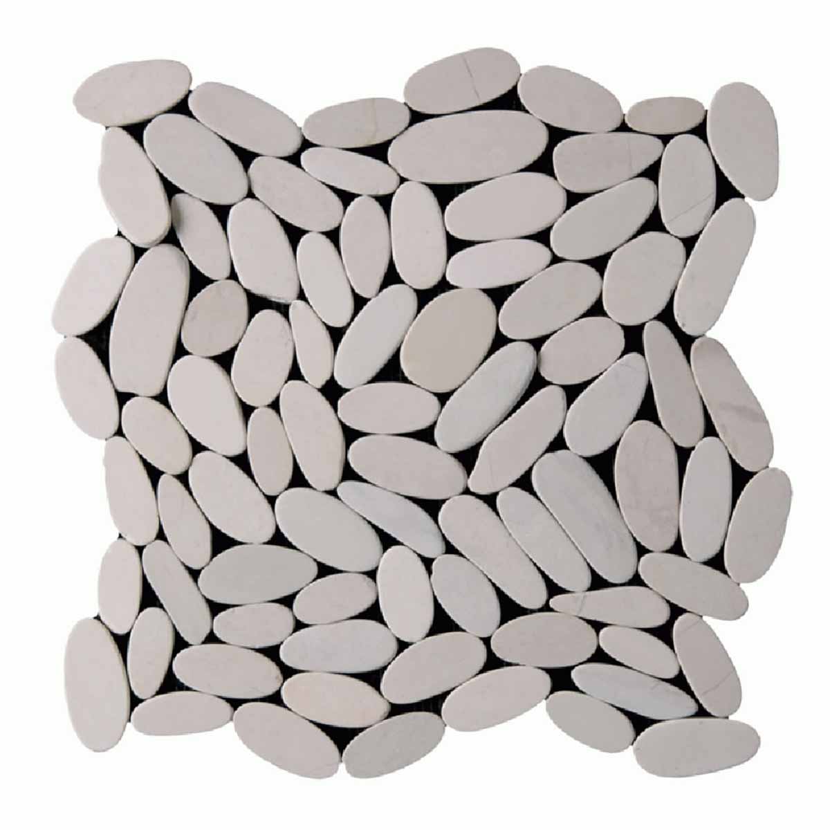 Botany Bay Pebbles Series Sliced Pebbles - Cream