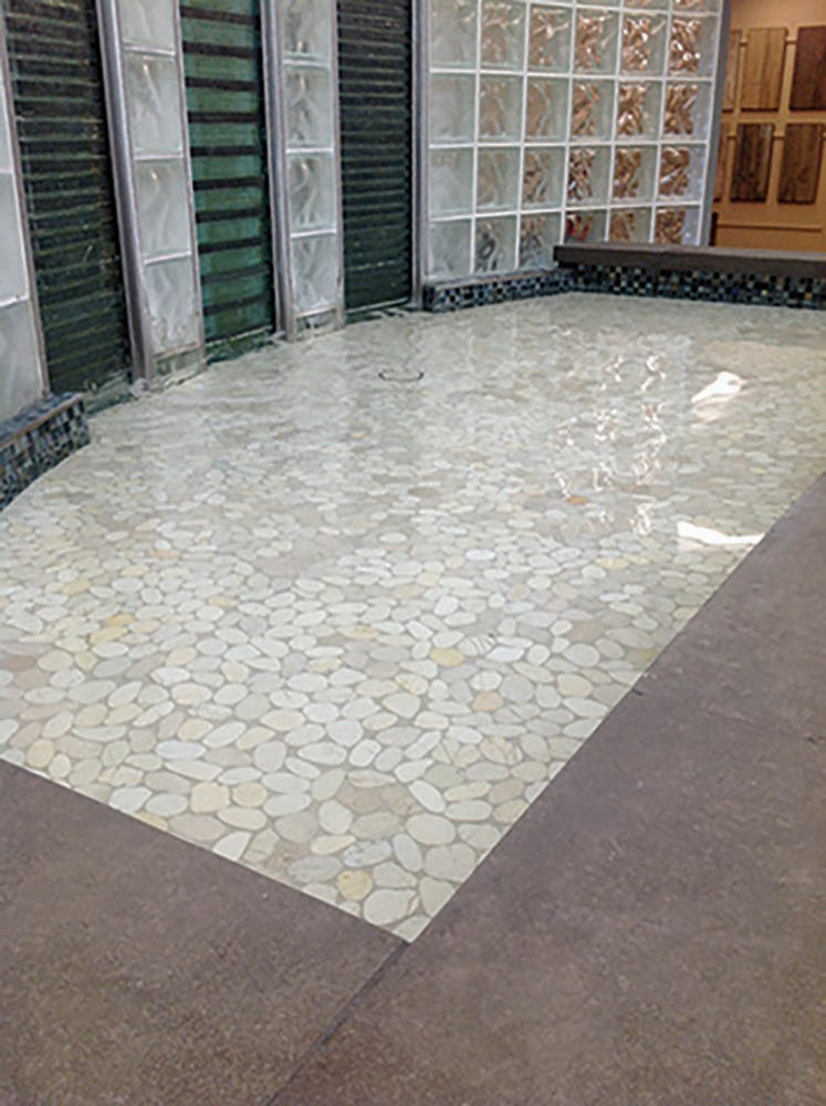 Botany Bay Pebbles Series Sliced Pebbles - Cream