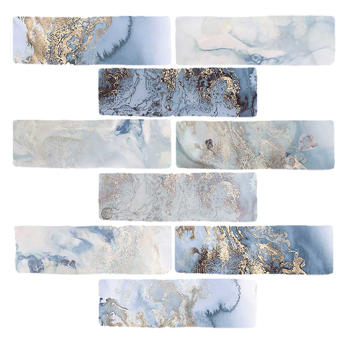 Pilbara Habitat Tidal Glossy ceramic tile 2.5x8 wall tile