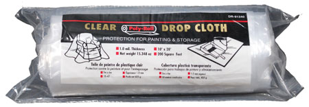 Drop Cloth Clear 200 sq ft