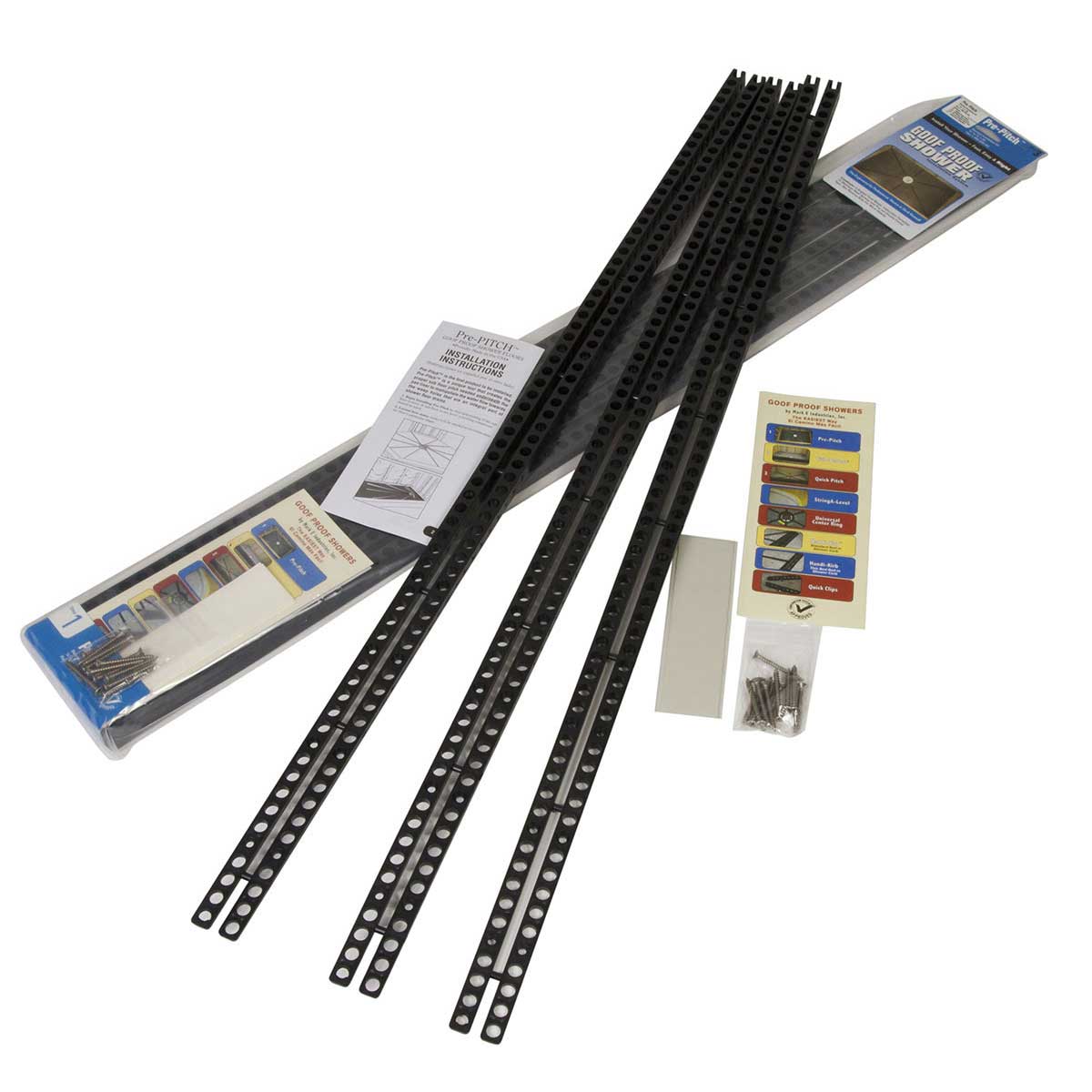 Quick Pitch Pre Pitch Shower Slope System Universal Drain Kit