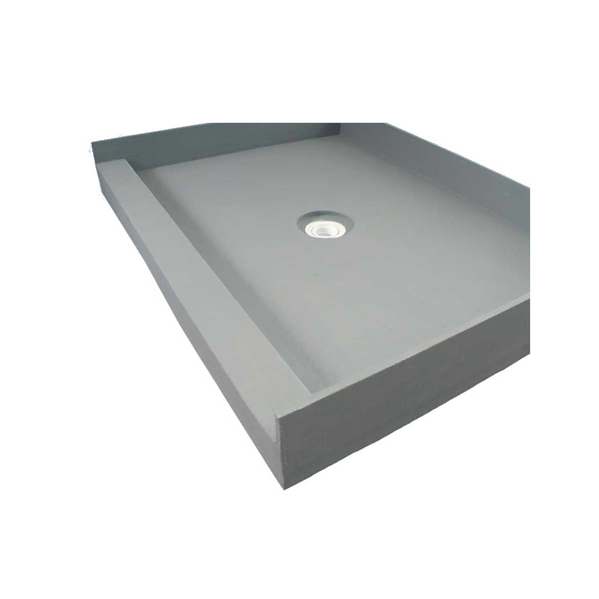 Full-foam shower curb for residential and commercial bathroom projects
