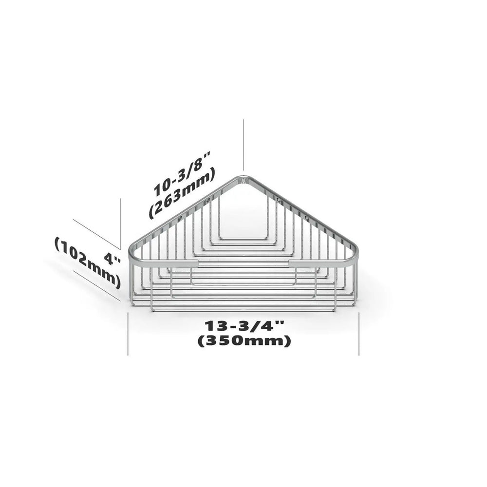 TileWare Promessa Extra Deep Corner Soap Basket