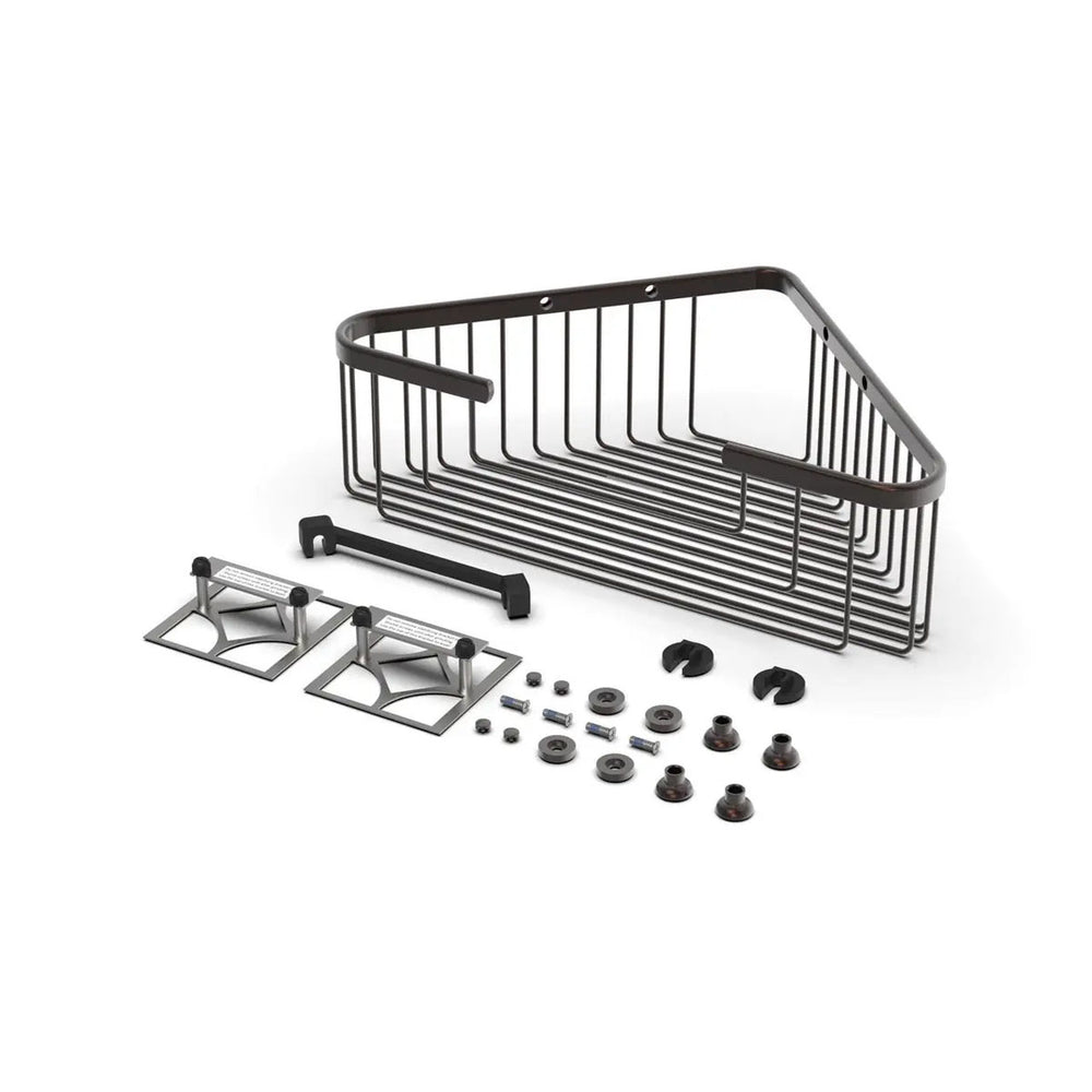 TileWare Promessa Extra Deep Corner Soap Basket
