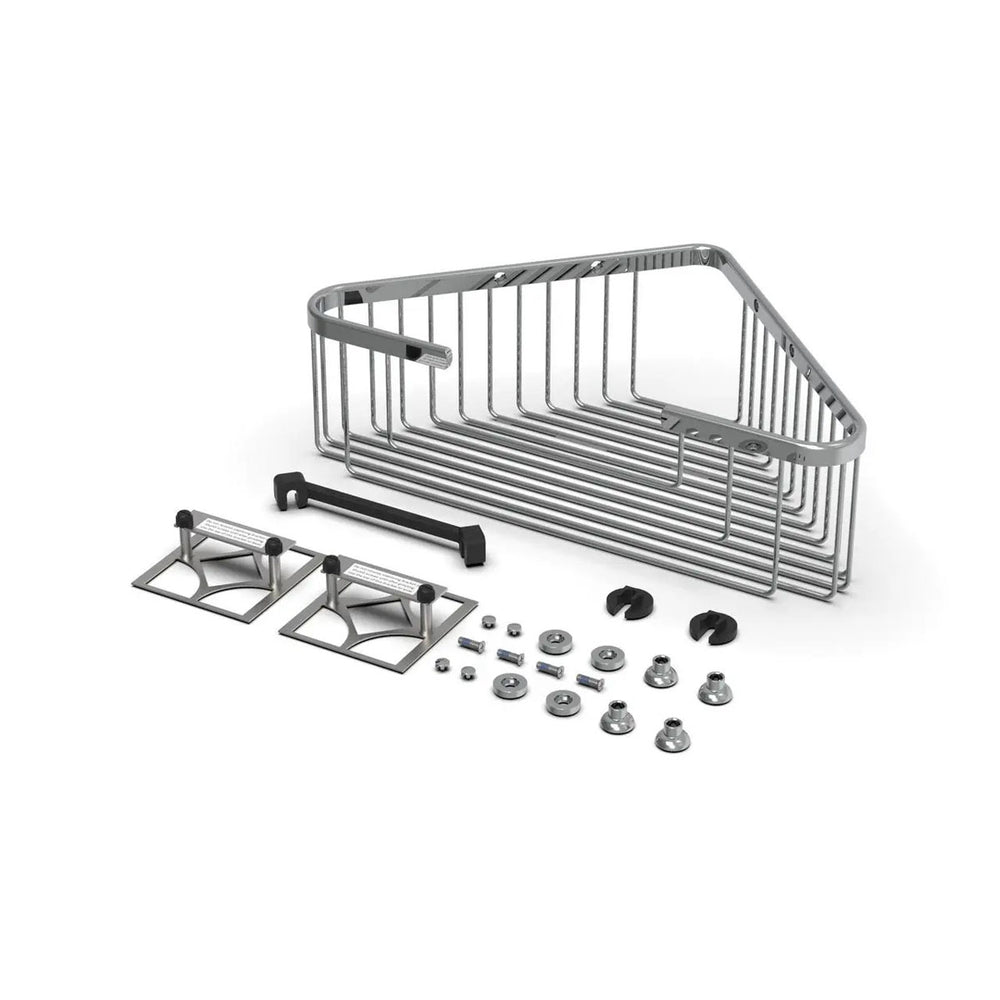 TileWare Promessa Extra Deep Corner Soap Basket