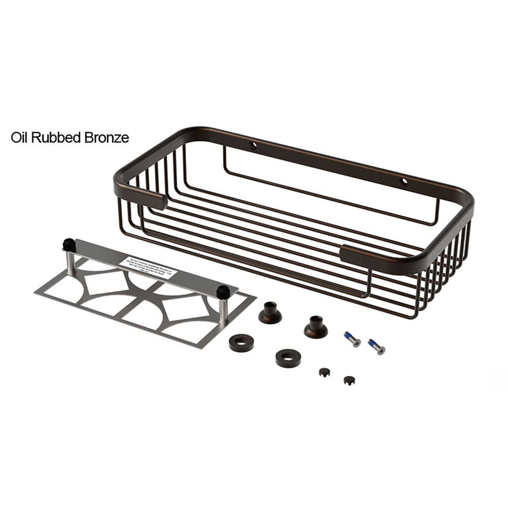 TileWare Promessa Rectangular Soap Basket Large