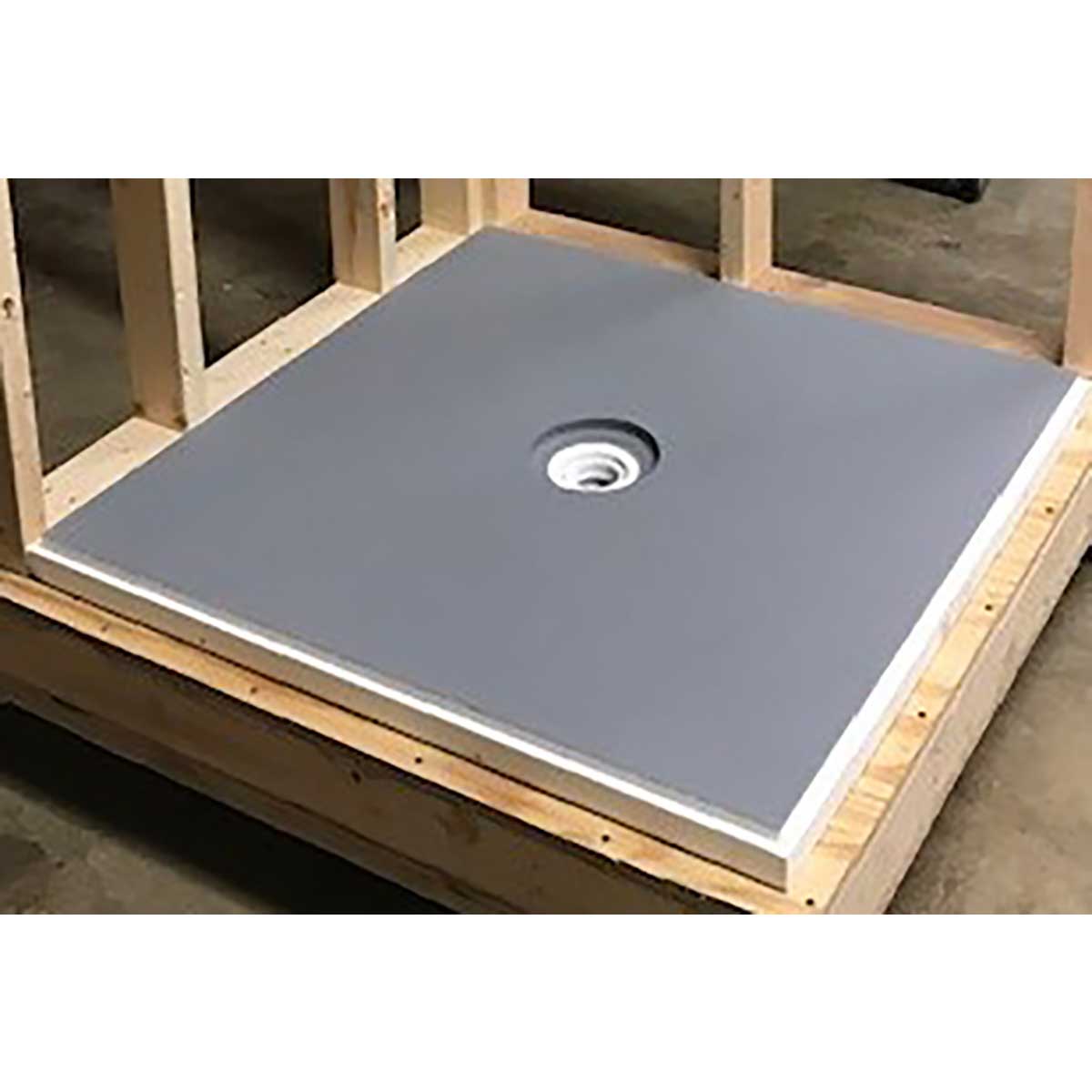 ProPan Ready-to-Tile Shower Pan Kit with Side Drain or Ebbe Drain install over open framing