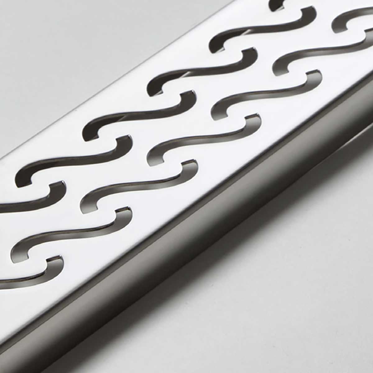 Quartz by ACO decorative linear drain for walk-in shower