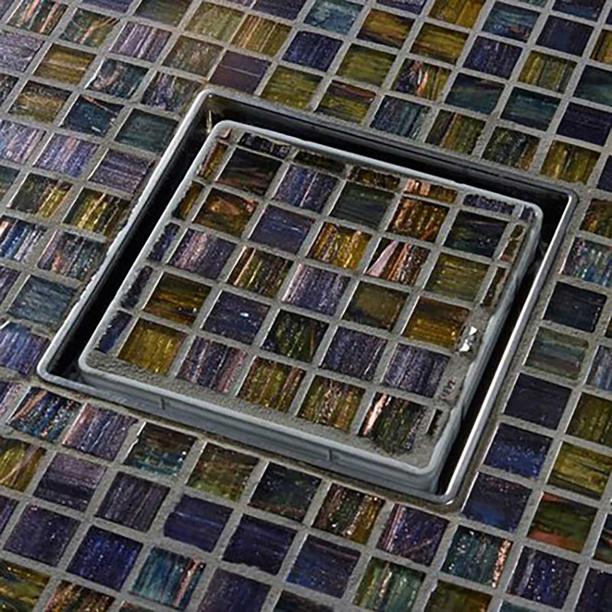 Quartz by ACO concealed tile-in shower drain with perimeter slot