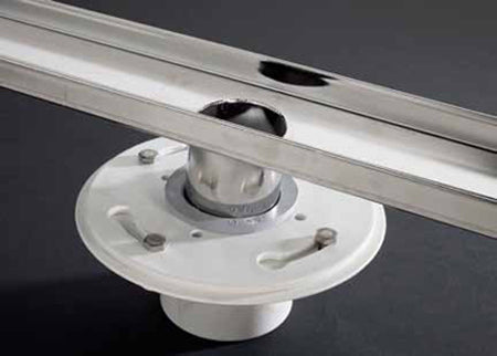 Quartz 2 Inch Shower Drain Base for Linear Square Shower Drains