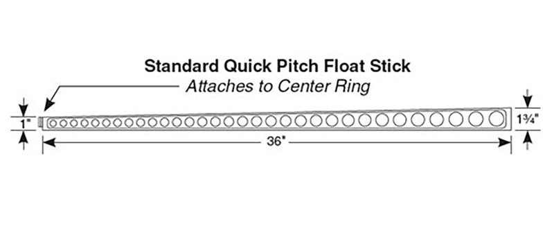 Quick Pitch Extra Float Stick Kit