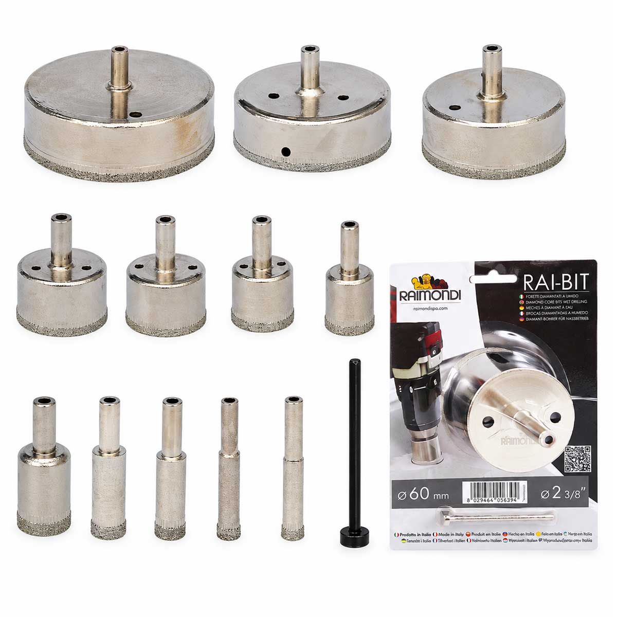 Raimondi Rai Bit complete product list diamond drill bit for granite and marble