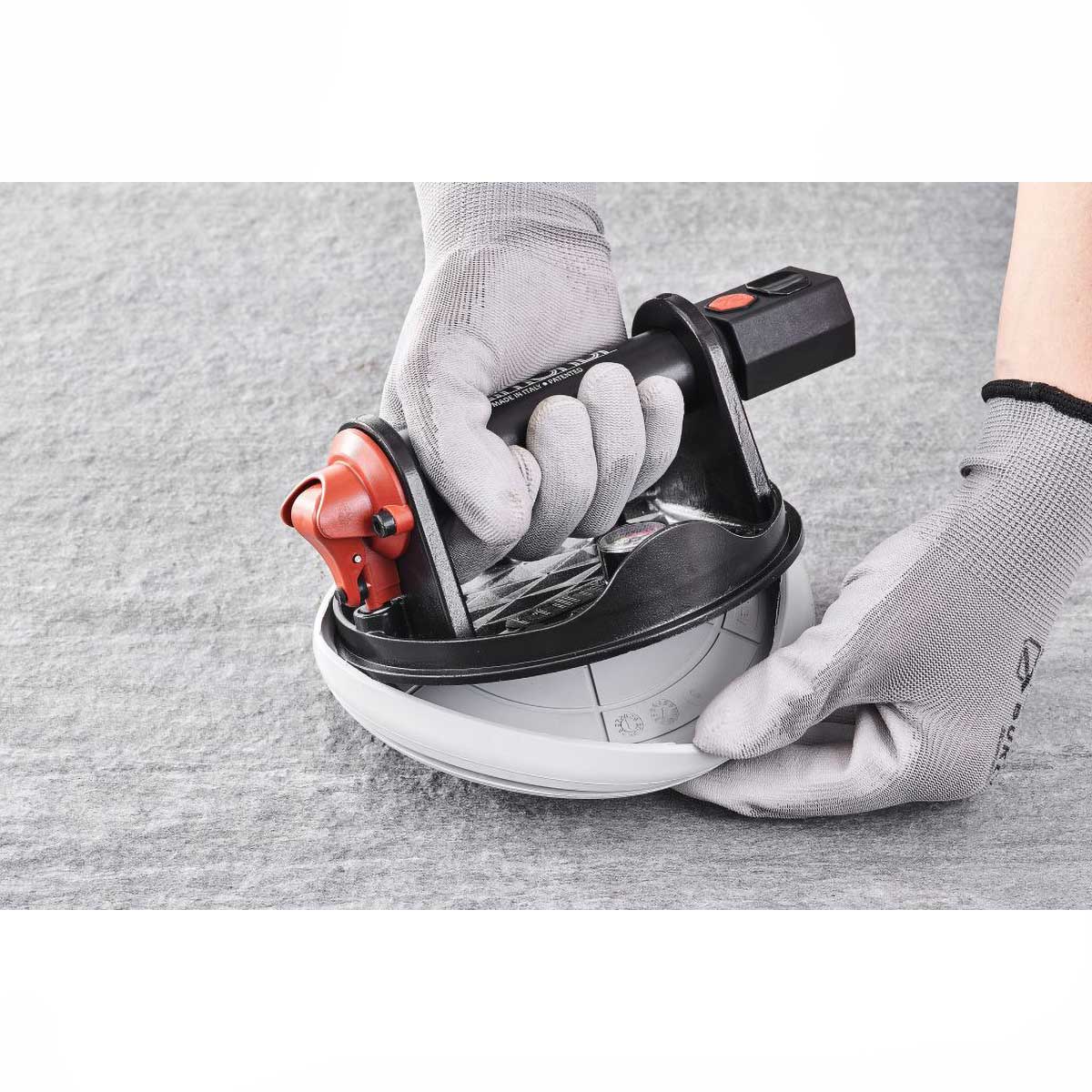 Raimondi RV BATTERY+ tile lifting tool with replaceable rubber vacuum cup