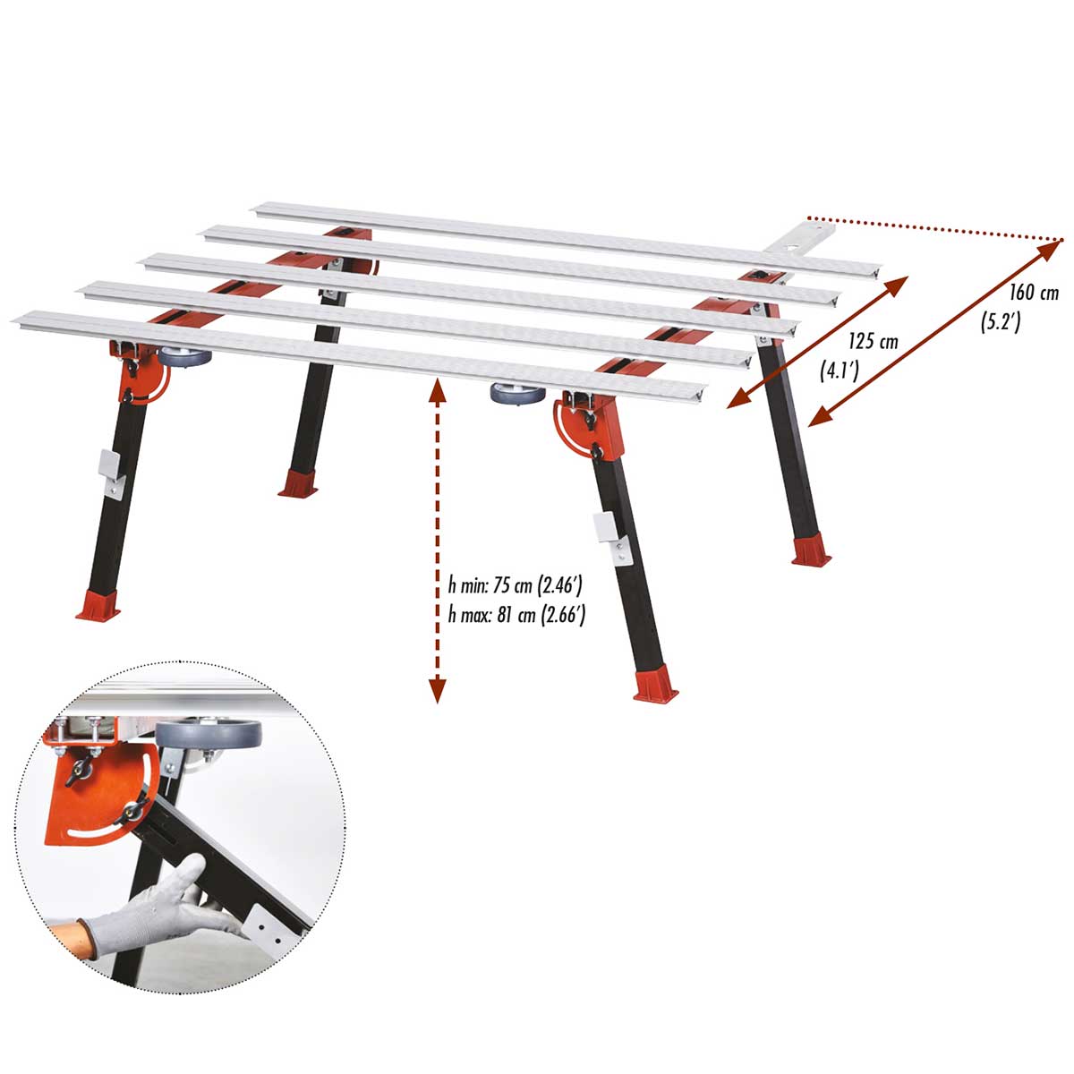 Raimondi BigFoot Workbench For Large Format Tiles