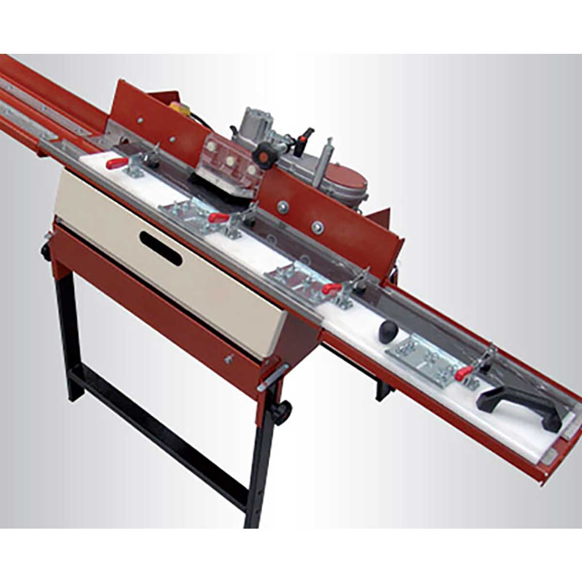 Raimondi Bulldog Advanced Bullnose Machine - BD1WD For profiling-beveling and finishing edges on : Porcelain, ceramic, glass-tile, stone, marble, granite, etc.
