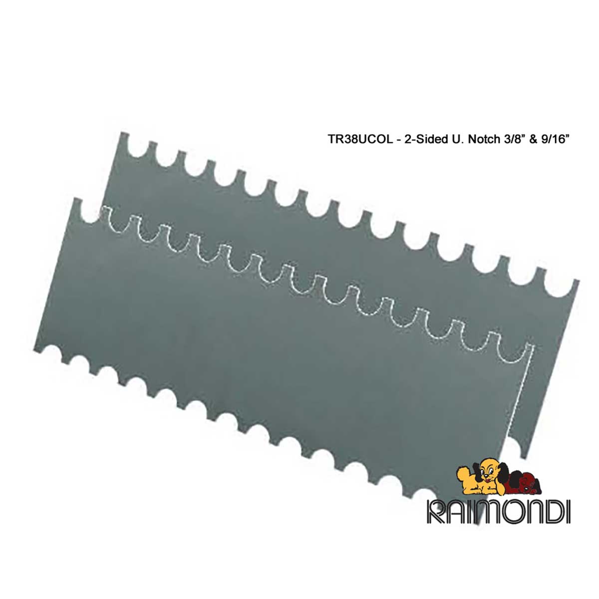 Raimondi COLOMBO U-notch and V-notch replacement blades