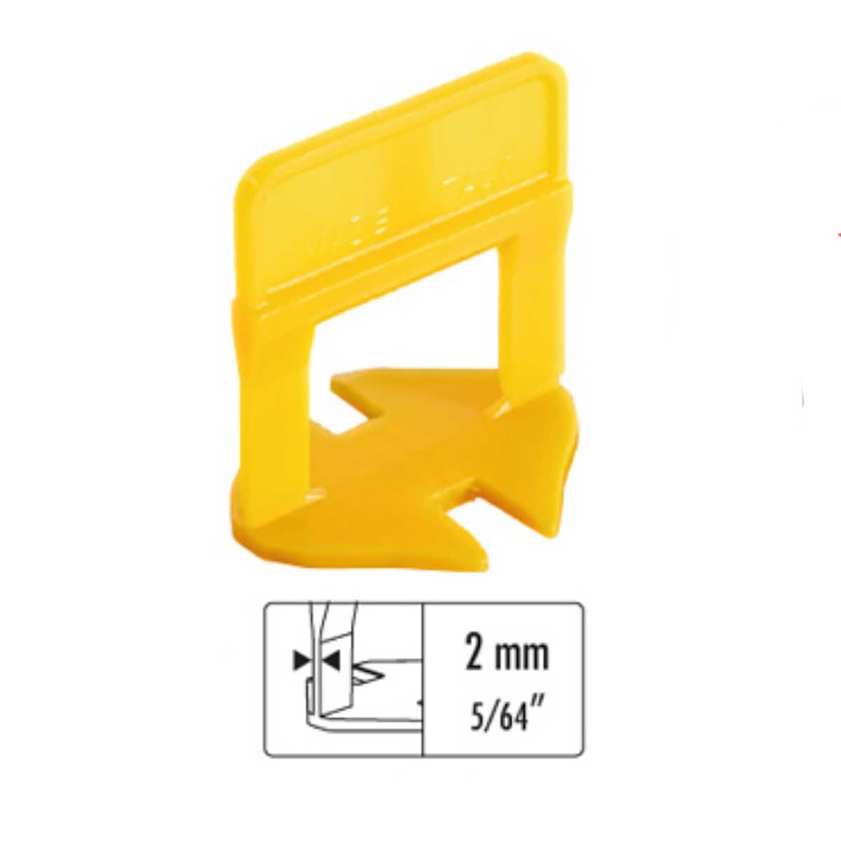 Raimondi Tile Leveling Lippage System RLS - Spacers 2 mm (5/64)