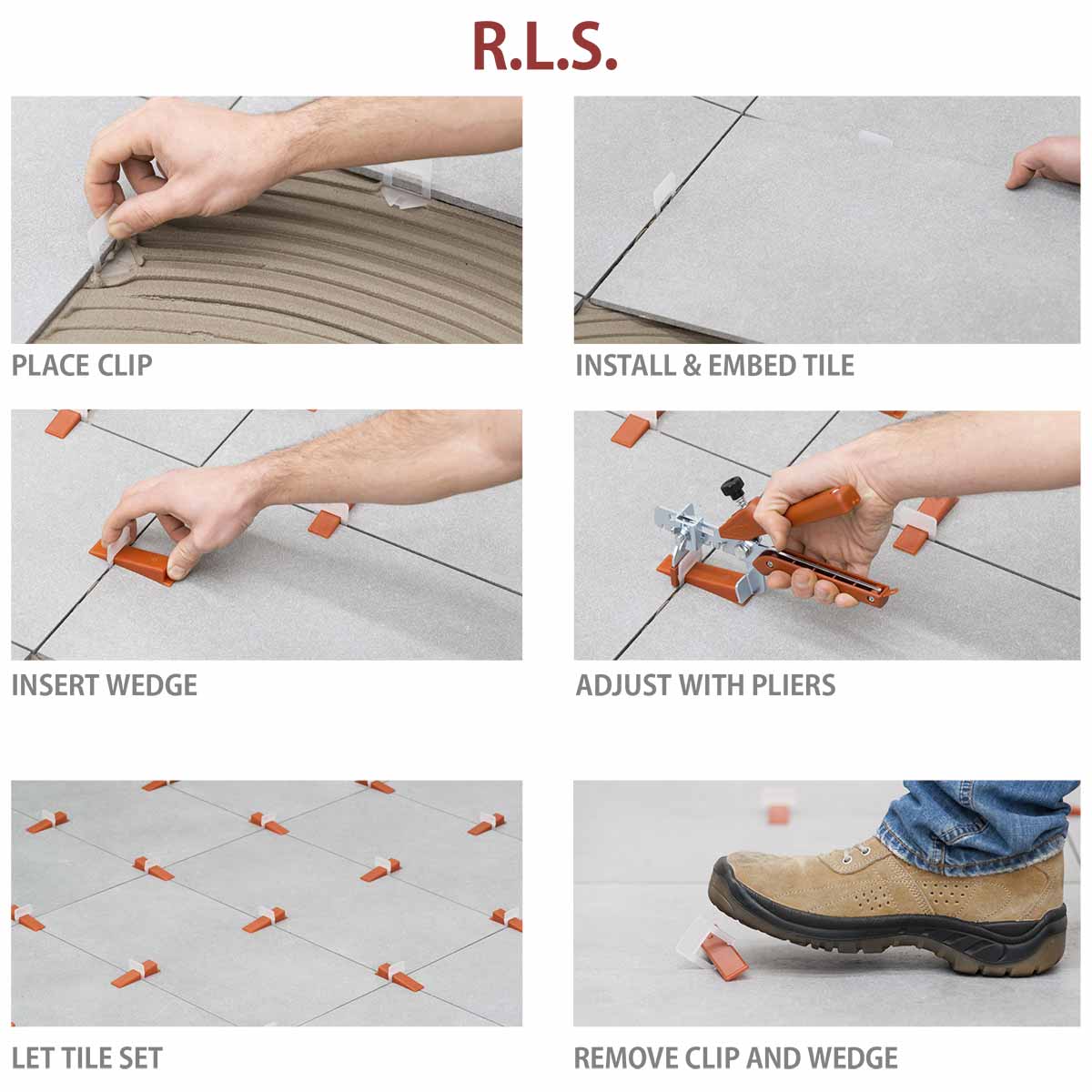 Raimondi Tile Leveling Lippage System RLS
