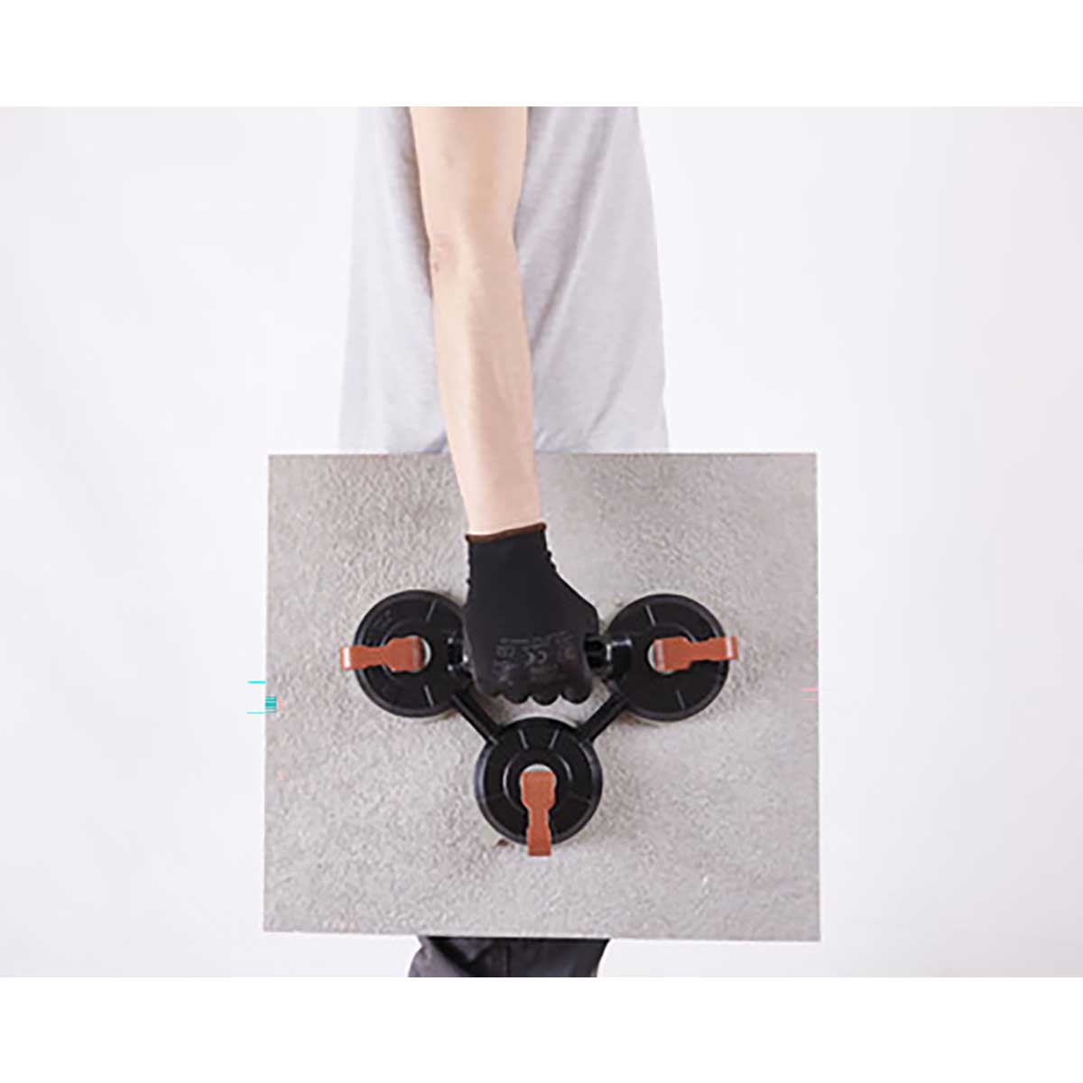 Raimondi Triple Tile Suction Cup 309 lb Cast Aluminum Tile Lifter LTSC3