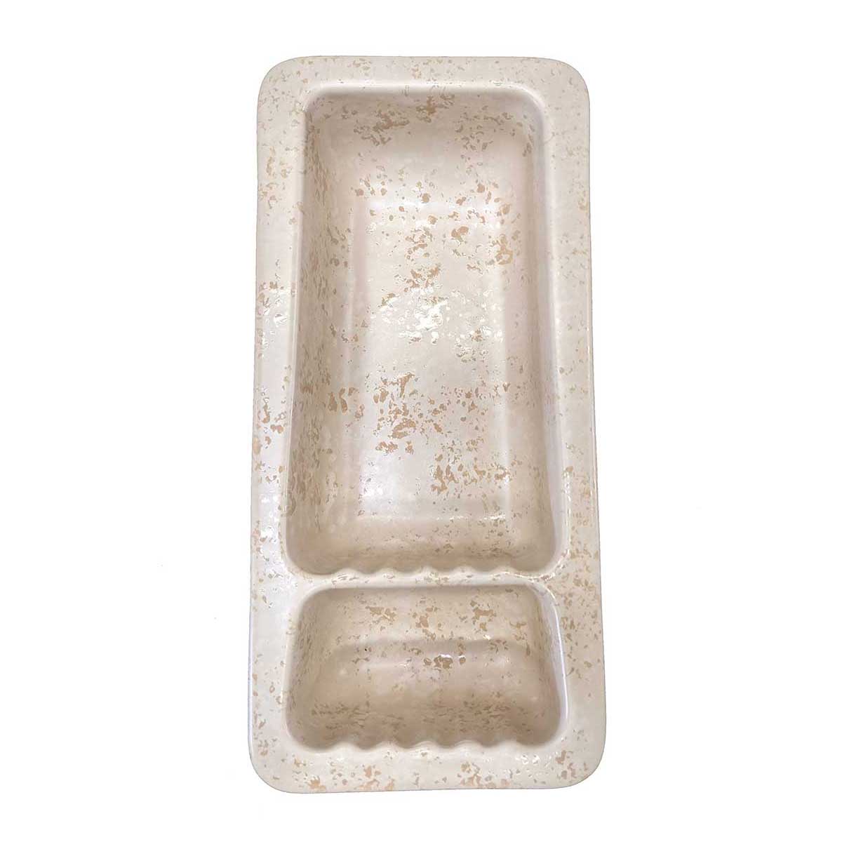 Recessed Shampoo Soap Porcelain Narrow - Stone
