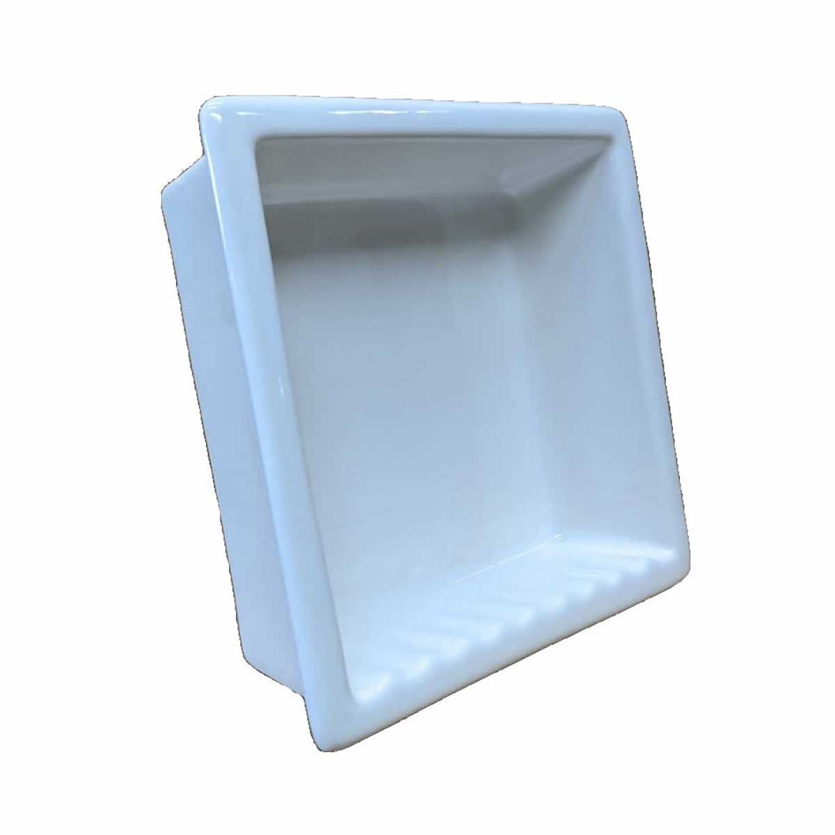 Recessed Shampoo Square Porcelain - Ice White