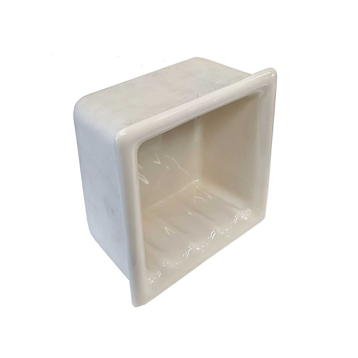 Recessed Soap Dish Porcelain 6 Biscuit Glossy