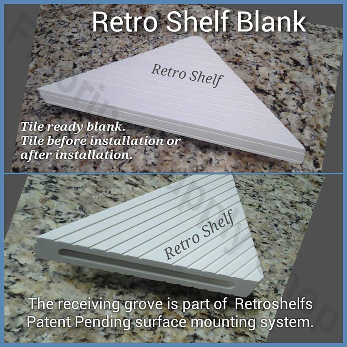 RetroShelf Tile Ready Retro Shelf