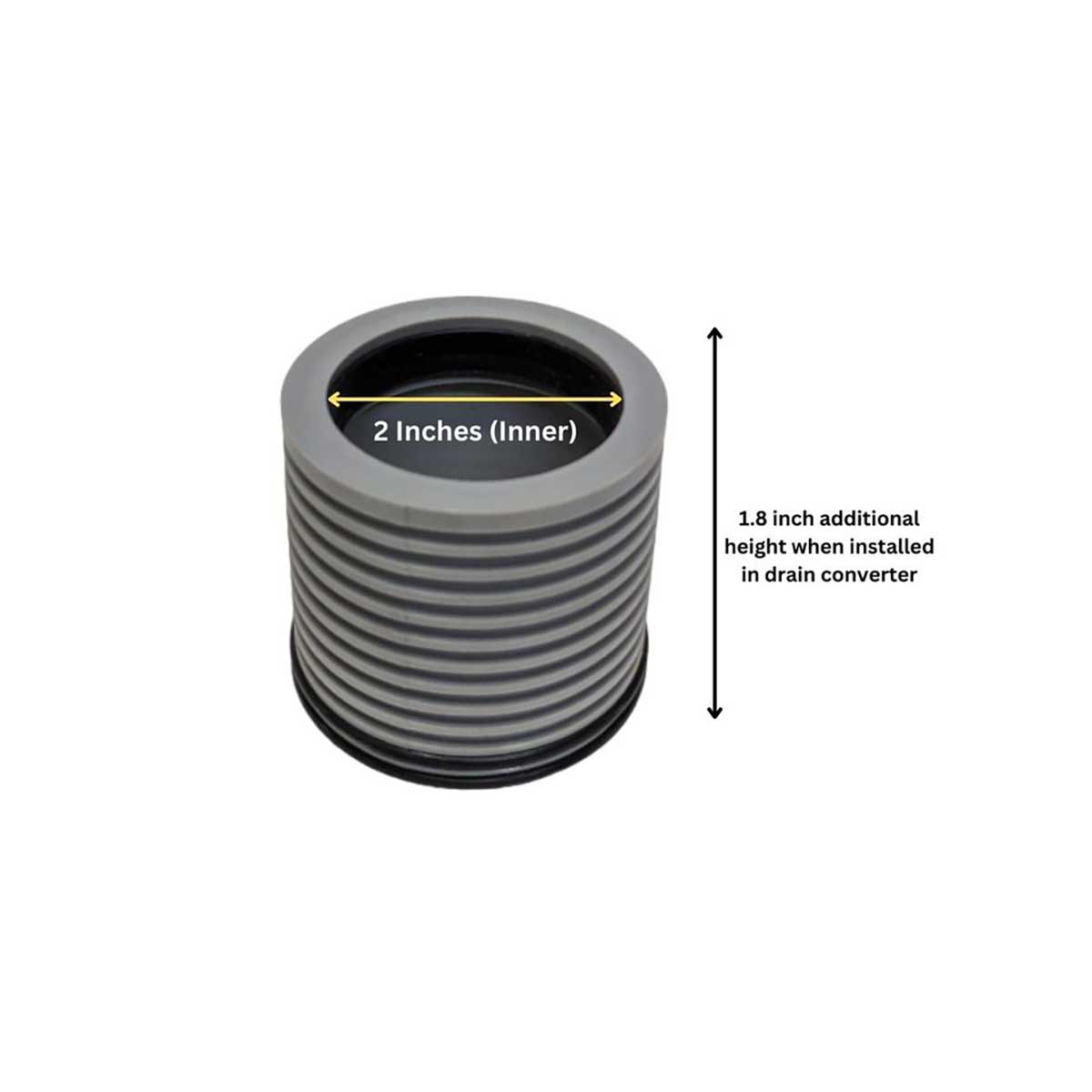 WOW Drain Horizontal Side Discharge Outlet with EXT