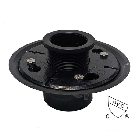 SereneDrains Abs flange drain with threaded fitting