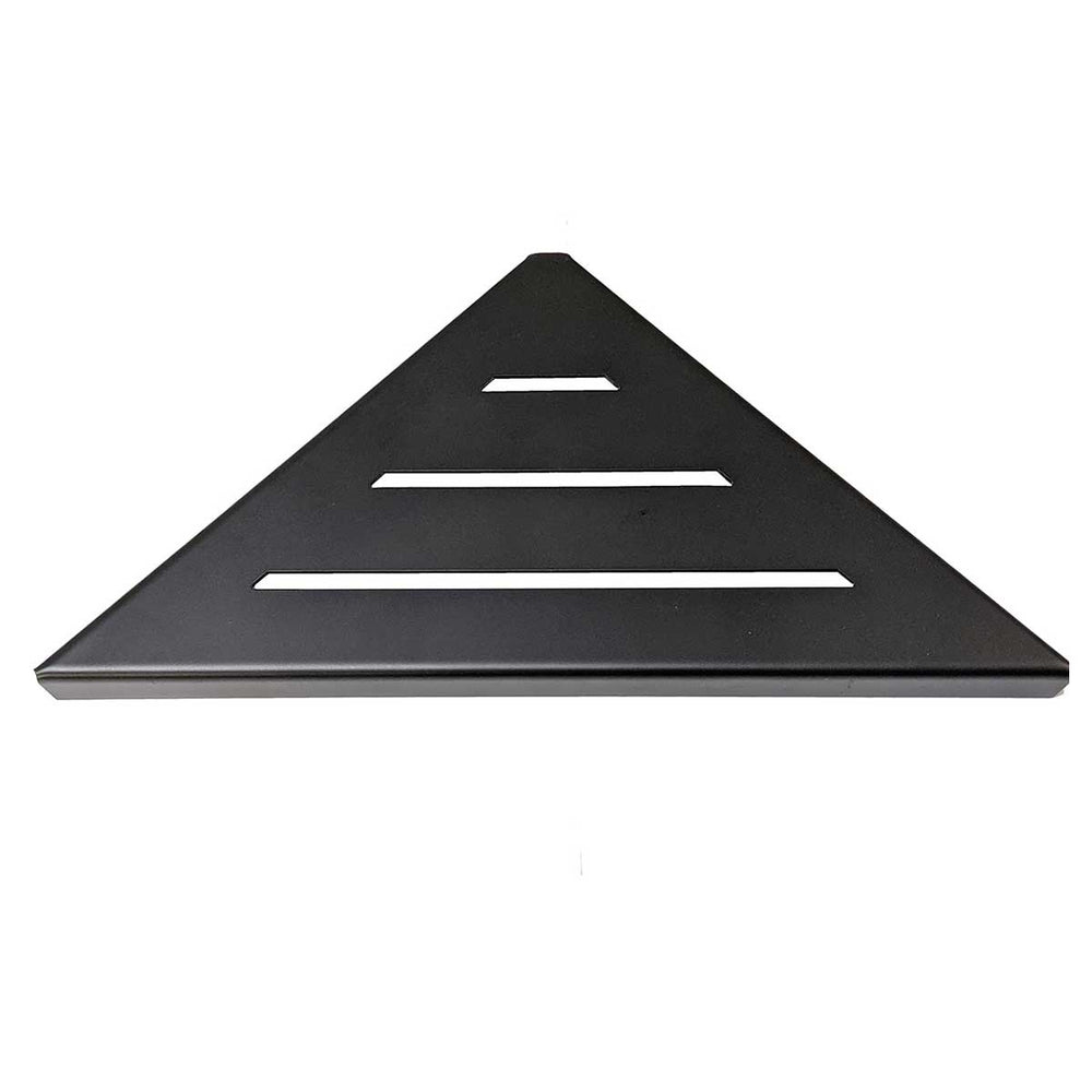 SereneDrains Triangle Shelf Stainless Steel - Matte Black 9
