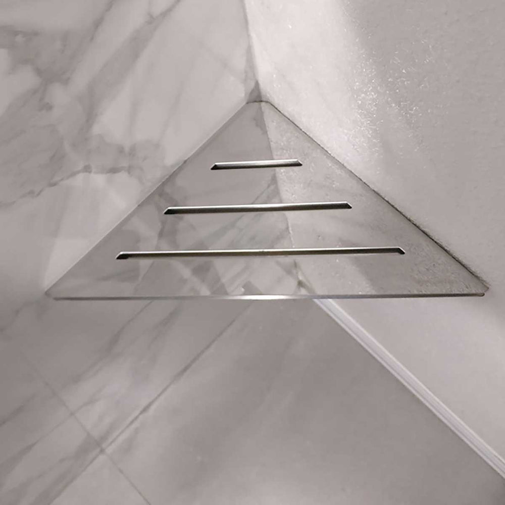 SereneDrains Triangle Shelf Stainless Steel - Polished 12