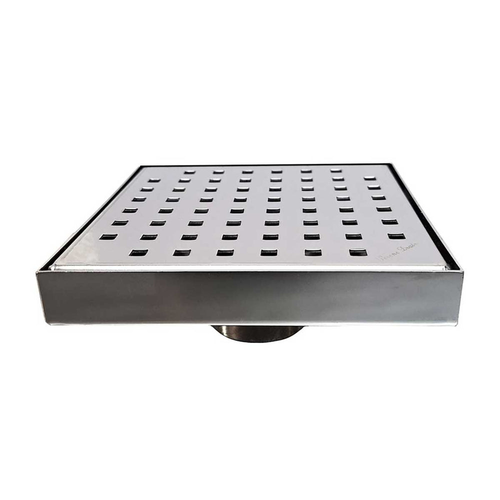 SereneDrains Square Shower Drain Traditional Square 6 PC