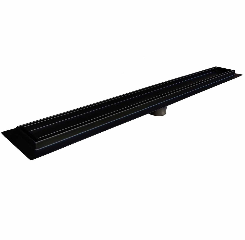 SereneDrains Linear Shower Drain Tile Insert Matte Black