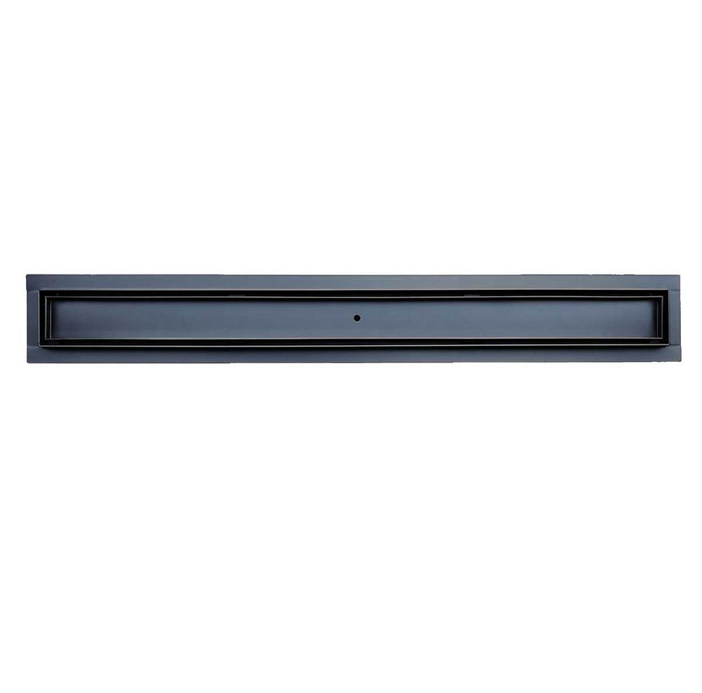 SereneDrains Linear Shower Drain Tile Insert Matte Black