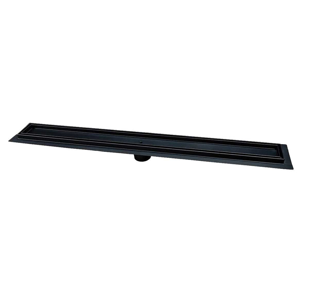 SereneDrains Linear Shower Drain Tile Insert Matte Black
